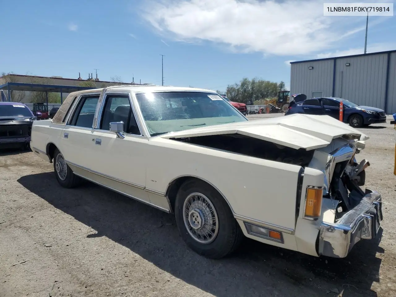 1989 Lincoln Town Car VIN: 1LNBM81F0KY719814 Lot: 61096835