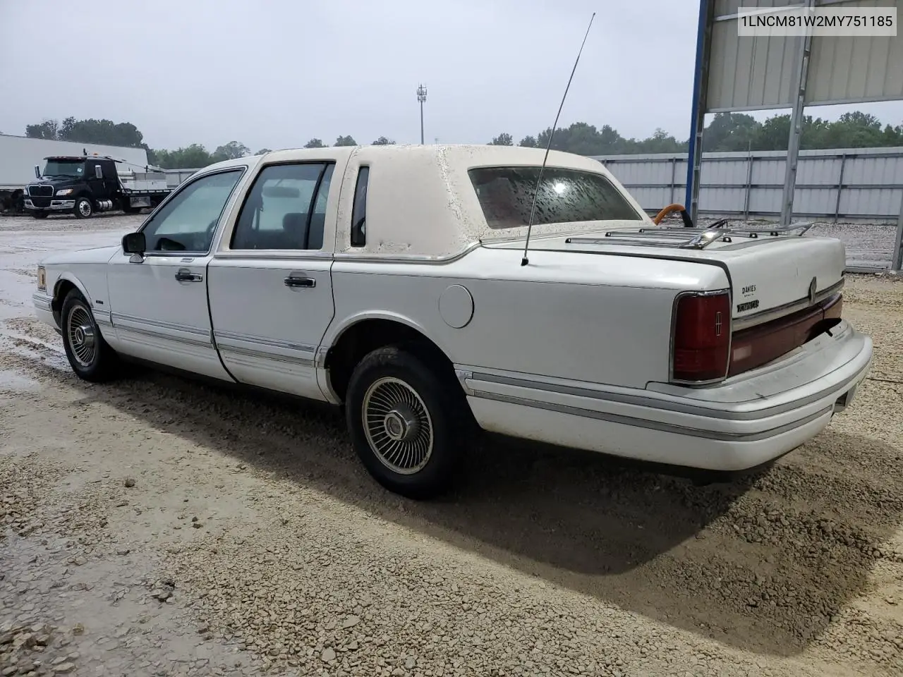 1991 Lincoln Town Car Executive VIN: 1LNCM81W2MY751185 Lot: 59689755