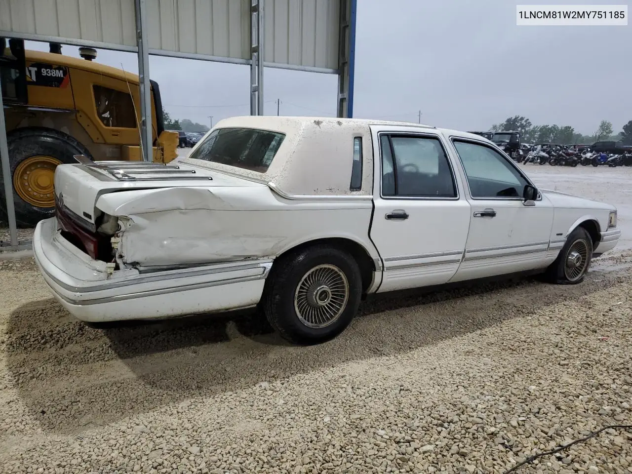 1991 Lincoln Town Car Executive VIN: 1LNCM81W2MY751185 Lot: 59689755