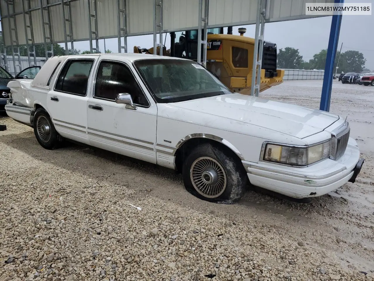 1991 Lincoln Town Car Executive VIN: 1LNCM81W2MY751185 Lot: 59689755