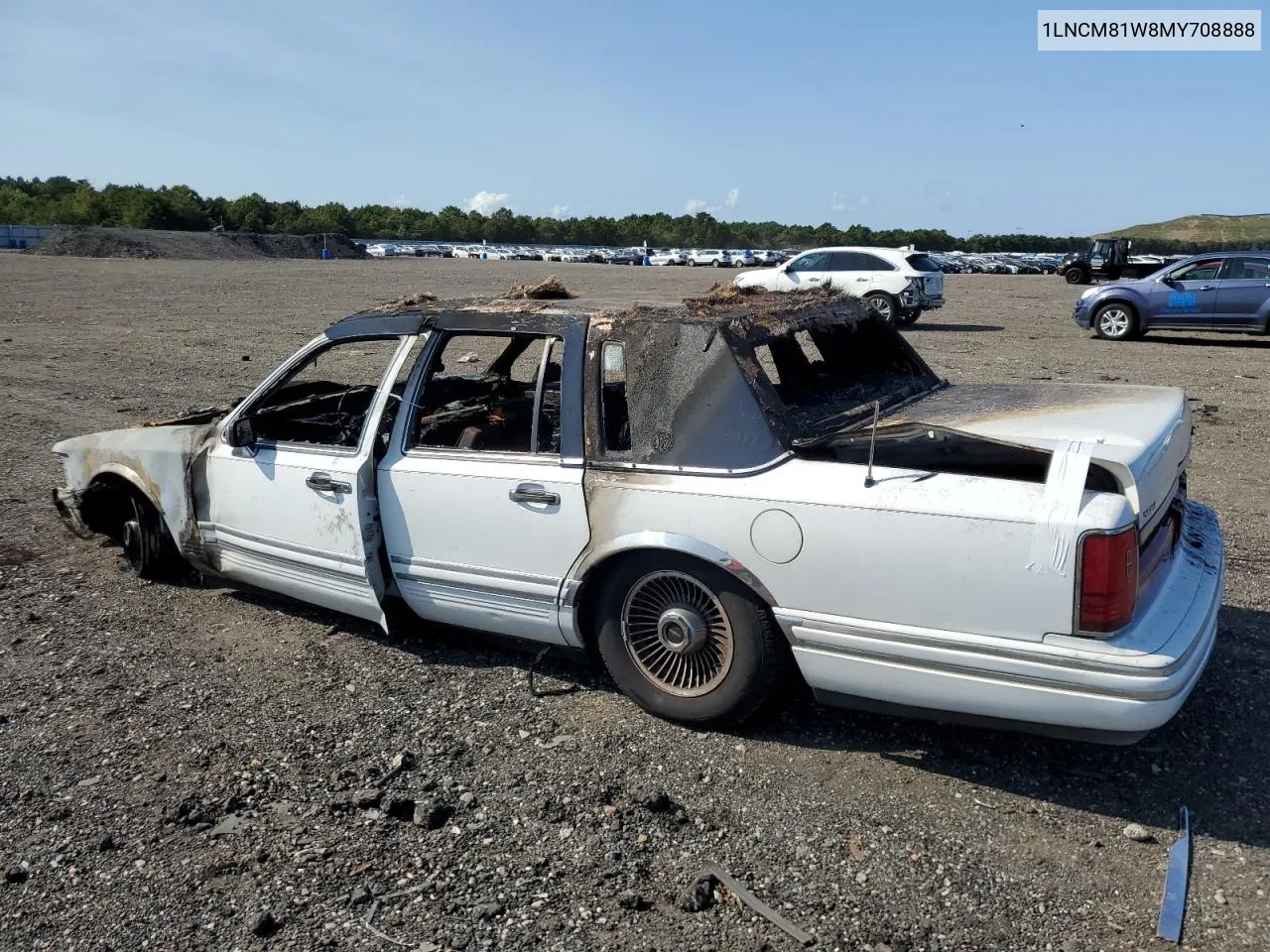 1991 Lincoln Town Car Executive VIN: 1LNCM81W8MY708888 Lot: 70856244