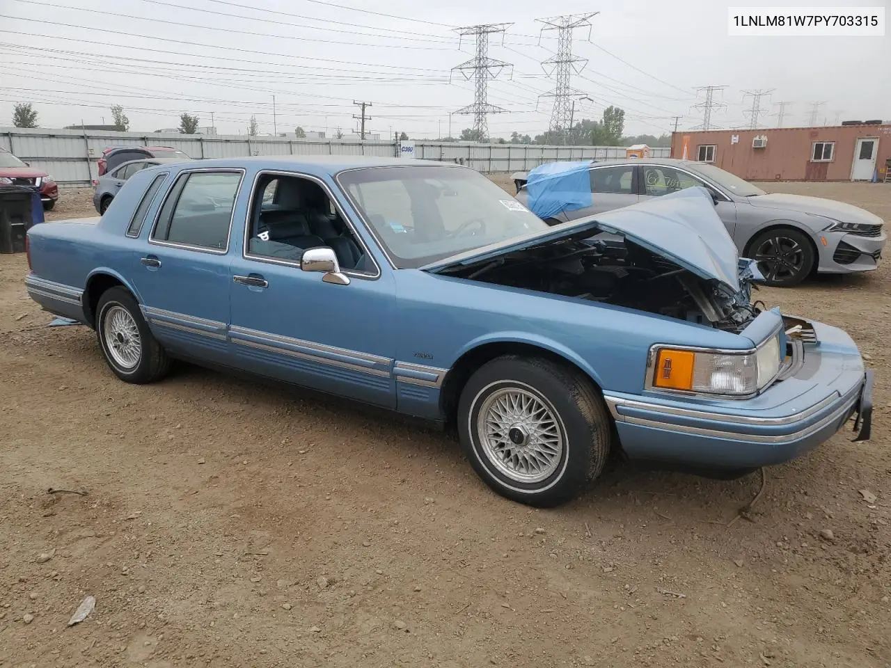 1993 Lincoln Town Car Executive VIN: 1LNLM81W7PY703315 Lot: 60986195
