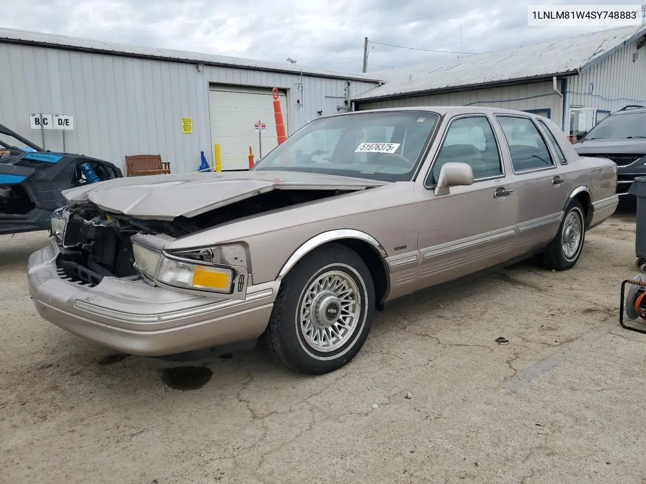 1995 Lincoln Town Car Executive VIN: 1LNLM81W4SY748883 Lot: 51976375