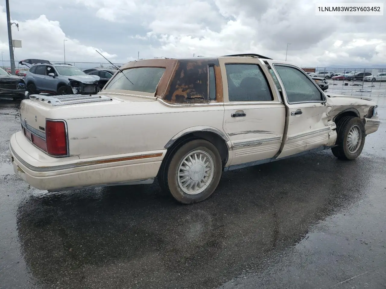 1995 Lincoln Town Car Cartier VIN: 1LNLM83W2SY603452 Lot: 55756595