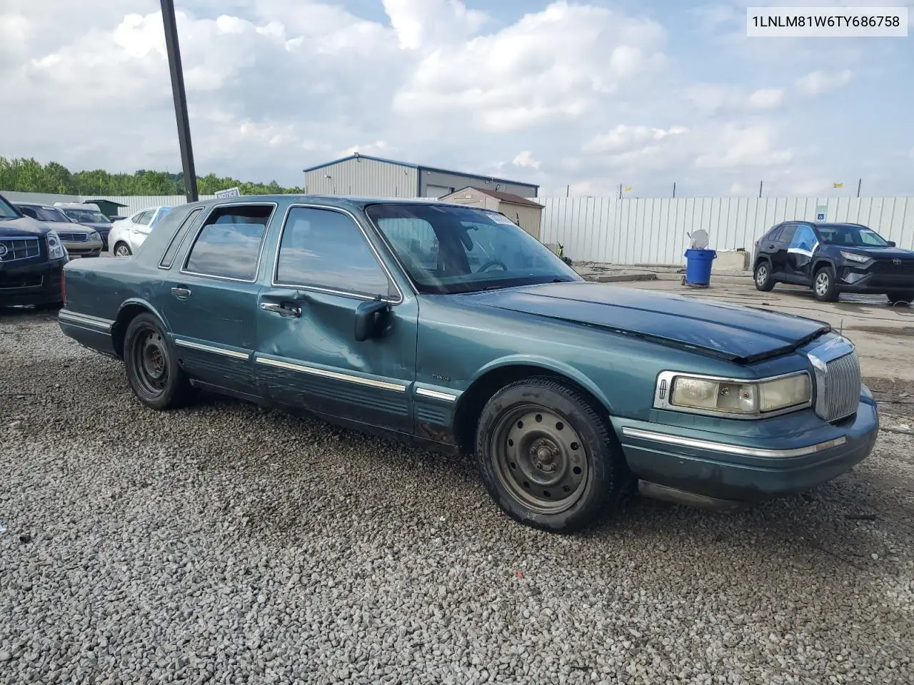 1996 Lincoln Town Car Executive VIN: 1LNLM81W6TY686758 Lot: 58378185