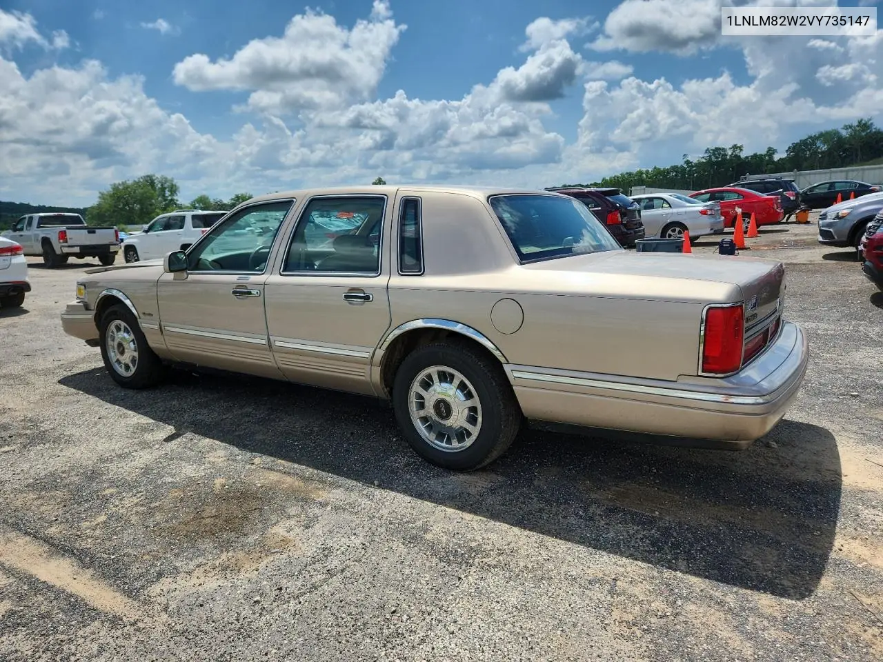 1997 Lincoln Town Car Signature VIN: 1LNLM82W2VY735147 Lot: 62588415