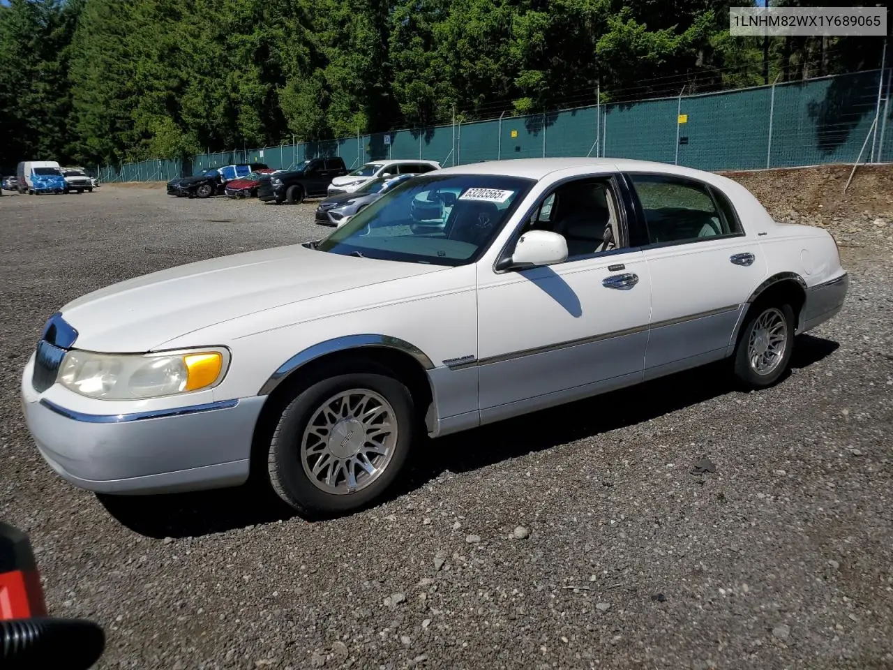 2001 Lincoln Town Car Signature VIN: 1LNHM82WX1Y689065 Lot: 63203565
