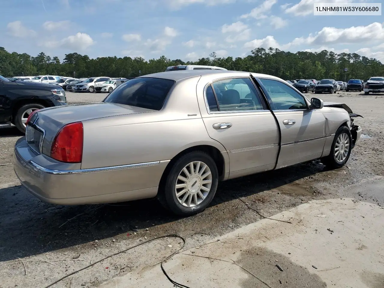 2003 Lincoln Town Car Executive VIN: 1LNHM81W53Y606680 Lot: 59938915