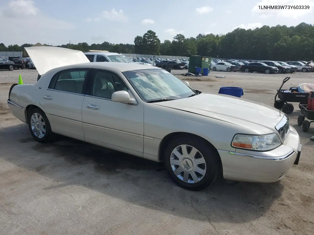 2003 Lincoln Town Car Cartier VIN: 1LNHM83W73Y603339 Lot: 63160135