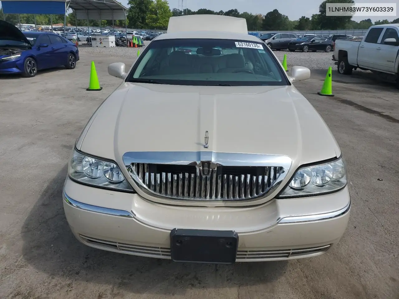 2003 Lincoln Town Car Cartier VIN: 1LNHM83W73Y603339 Lot: 63160135