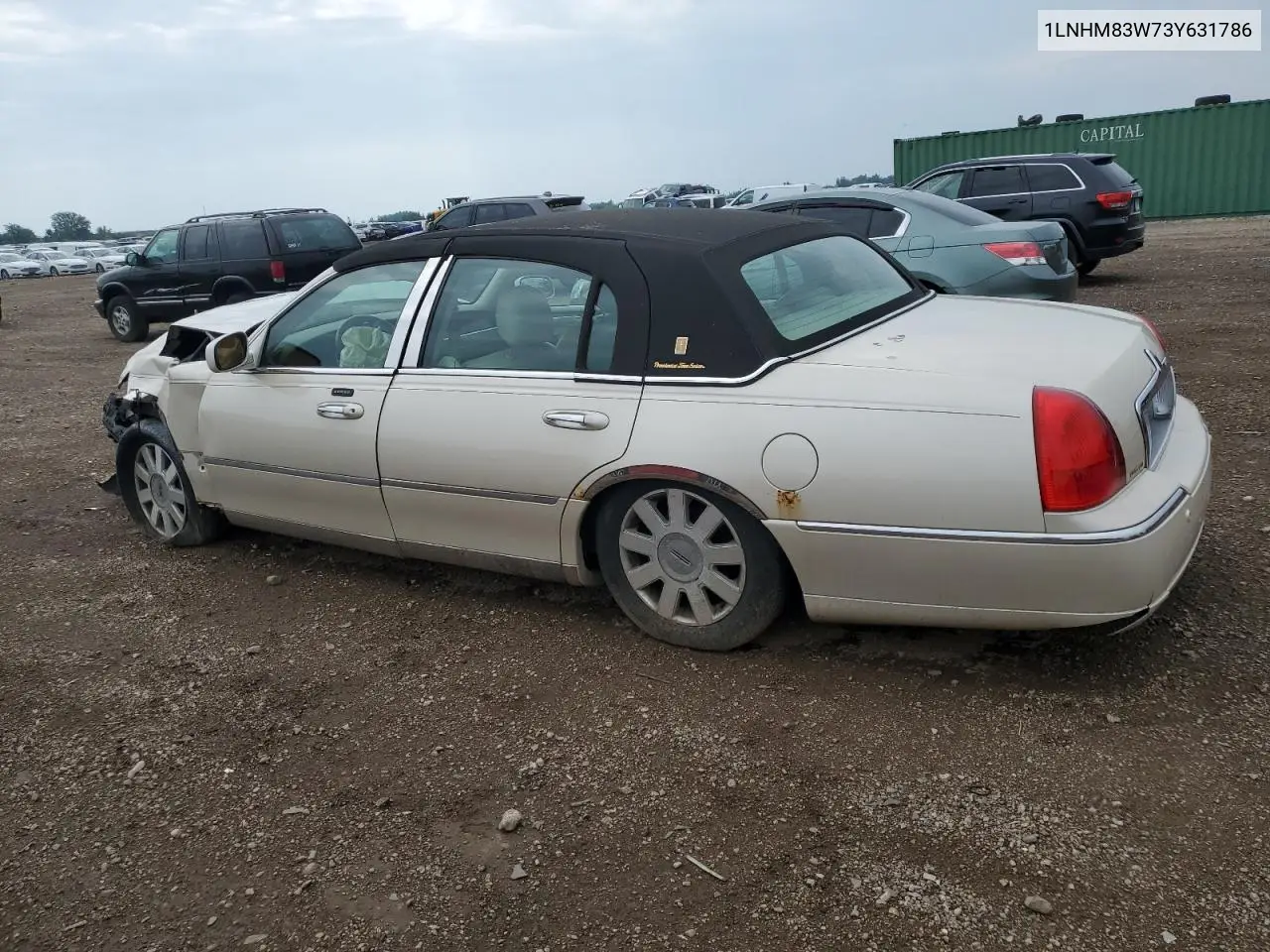 2003 Lincoln Town Car Cartier VIN: 1LNHM83W73Y631786 Lot: 63332225