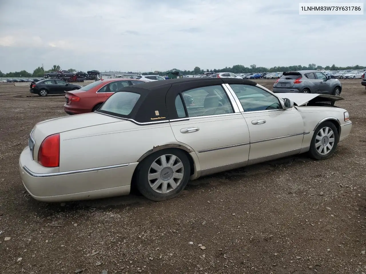 2003 Lincoln Town Car Cartier VIN: 1LNHM83W73Y631786 Lot: 63332225