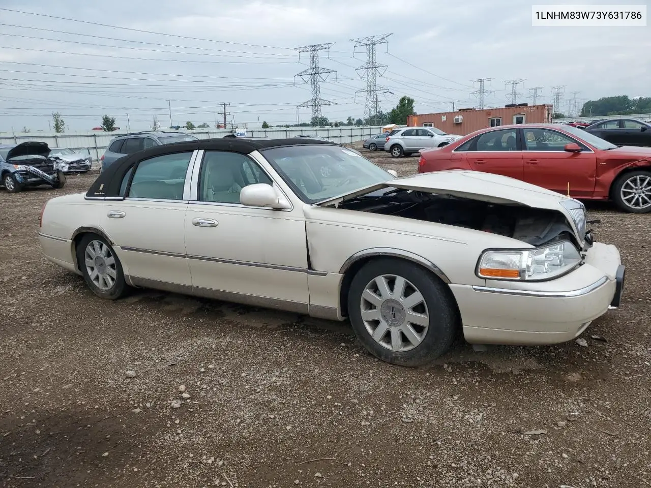 2003 Lincoln Town Car Cartier VIN: 1LNHM83W73Y631786 Lot: 63332225