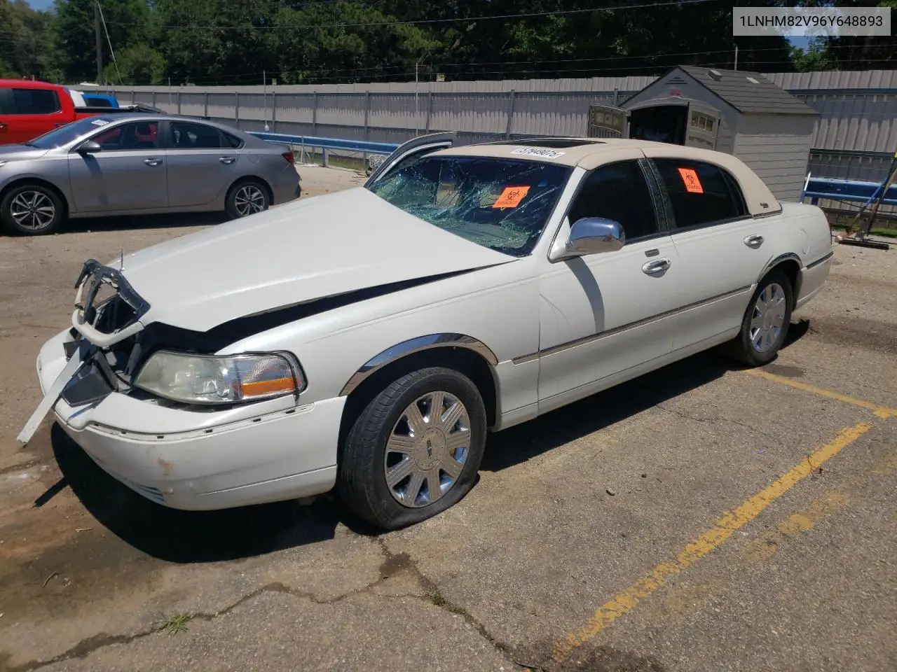 2006 Lincoln Town Car Signature Limited VIN: 1LNHM82V96Y648893 Lot: 57949075