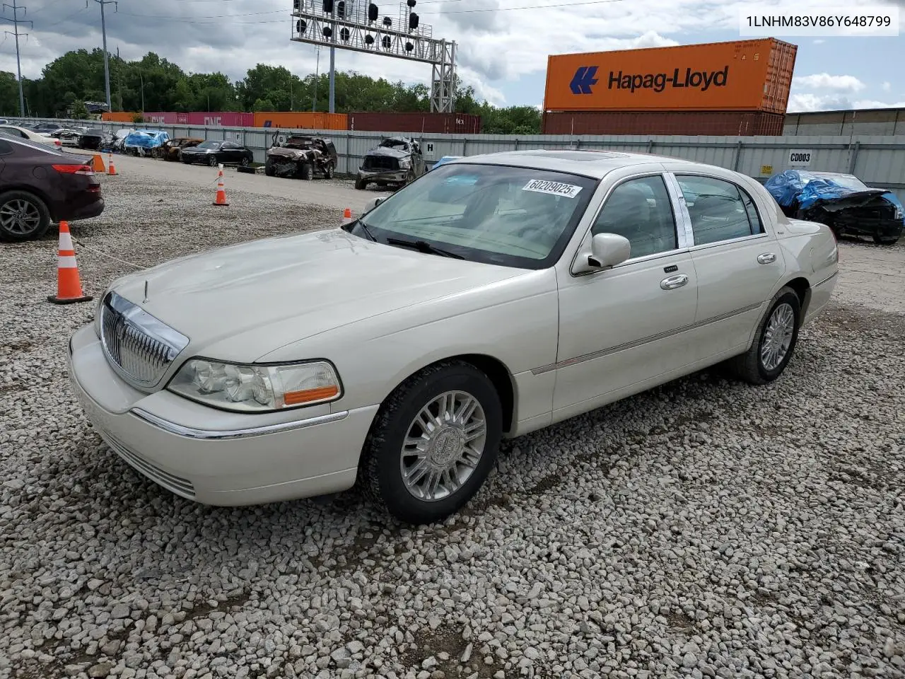 2006 Lincoln Town Car Designer VIN: 1LNHM83V86Y648799 Lot: 60209025