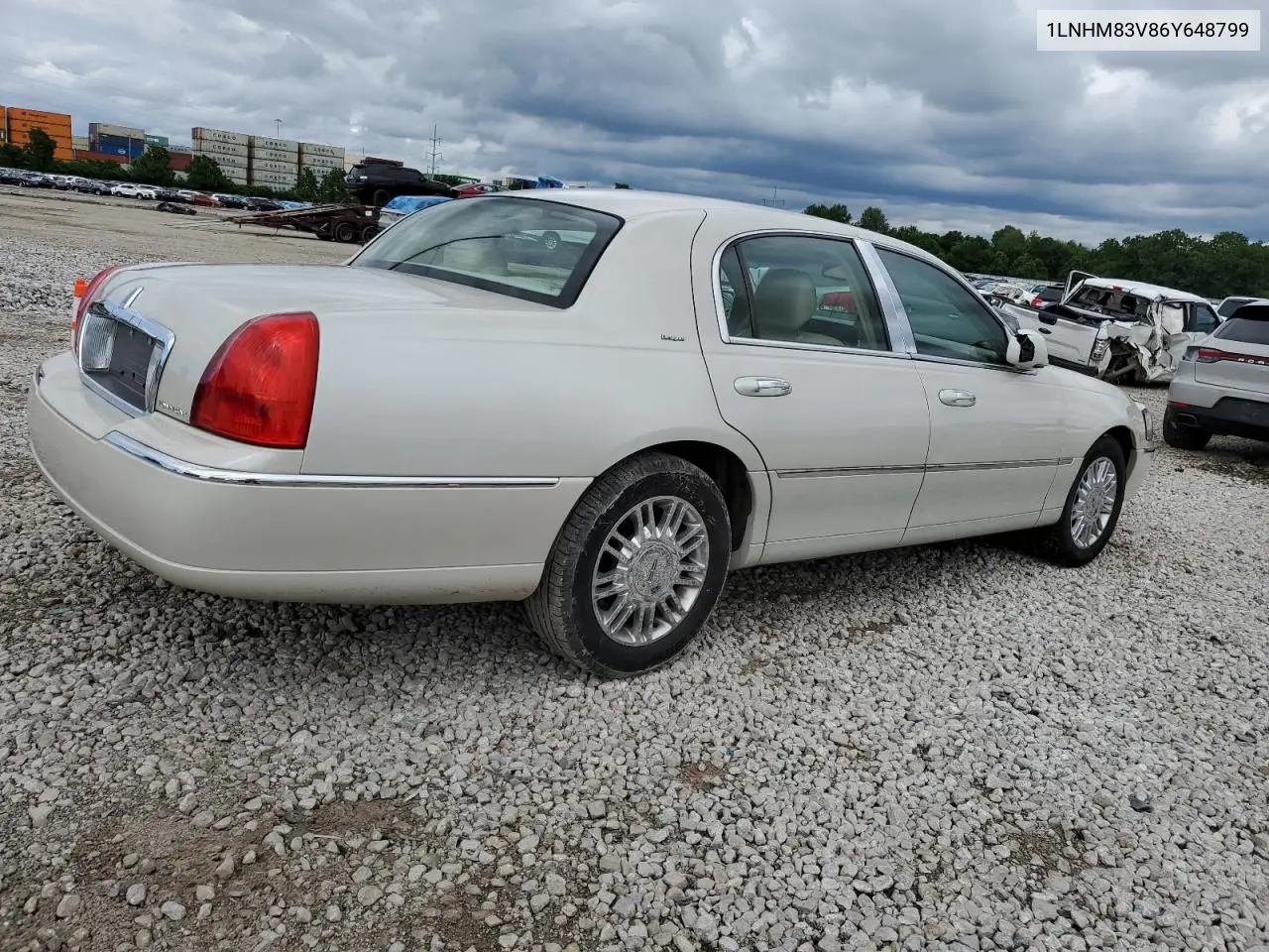 2006 Lincoln Town Car Designer VIN: 1LNHM83V86Y648799 Lot: 60209025