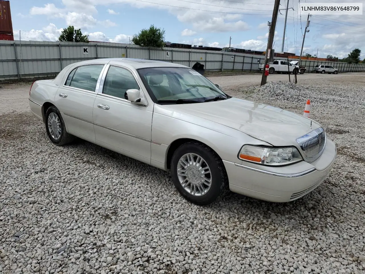 2006 Lincoln Town Car Designer VIN: 1LNHM83V86Y648799 Lot: 60209025