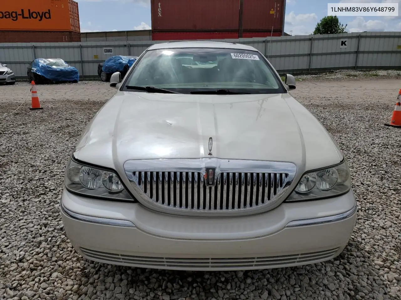 2006 Lincoln Town Car Designer VIN: 1LNHM83V86Y648799 Lot: 60209025