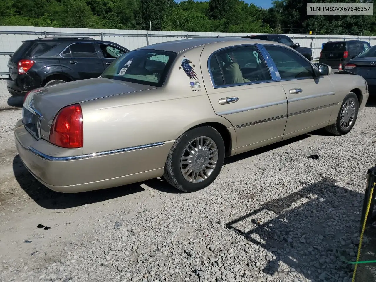 2006 Lincoln Town Car Designer VIN: 1LNHM83VX6Y646357 Lot: 62255825