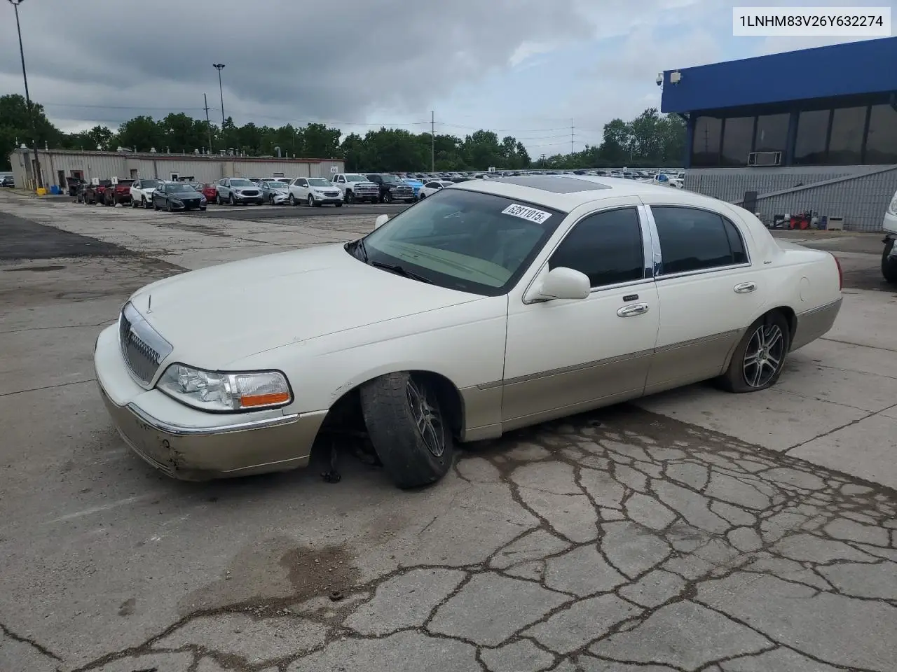 2006 Lincoln Town Car Designer VIN: 1LNHM83V26Y632274 Lot: 62811015