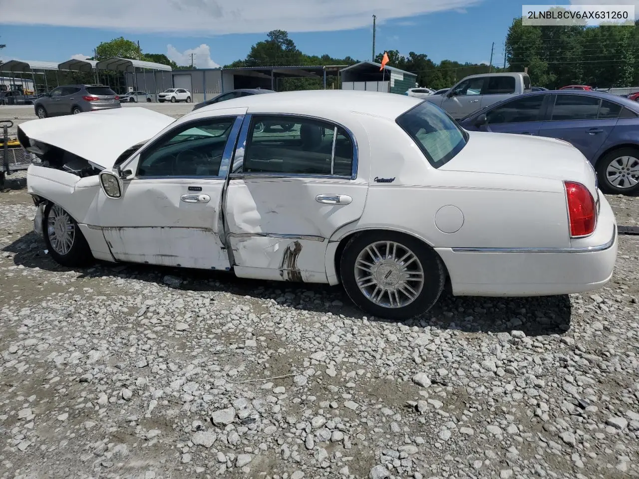 2010 Lincoln Town Car Signature Limited VIN: 2LNBL8CV6AX631260 Lot: 56726115