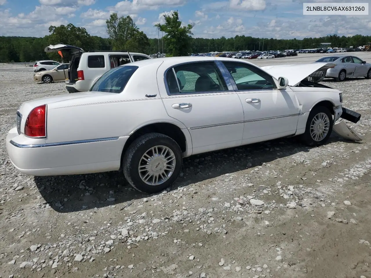 2010 Lincoln Town Car Signature Limited VIN: 2LNBL8CV6AX631260 Lot: 56726115