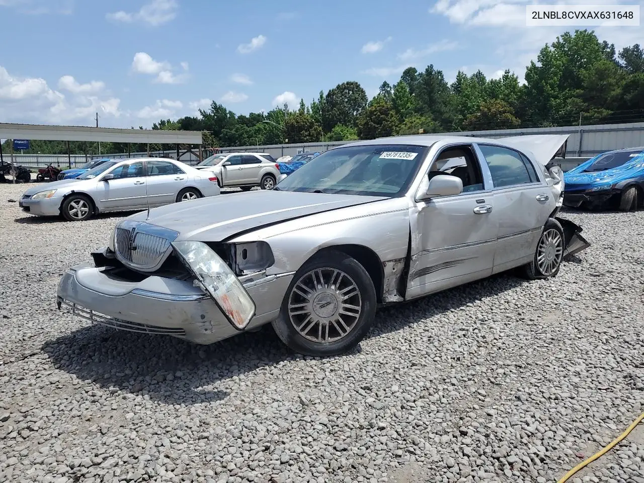 2010 Lincoln Town Car Signature Limited VIN: 2LNBL8CVXAX631648 Lot: 59781235