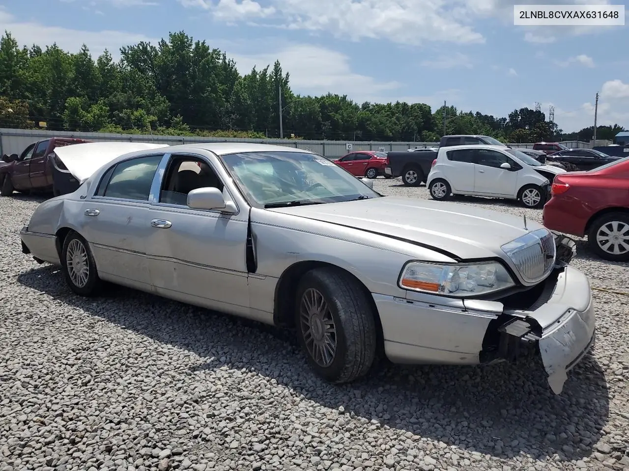 2010 Lincoln Town Car Signature Limited VIN: 2LNBL8CVXAX631648 Lot: 59781235