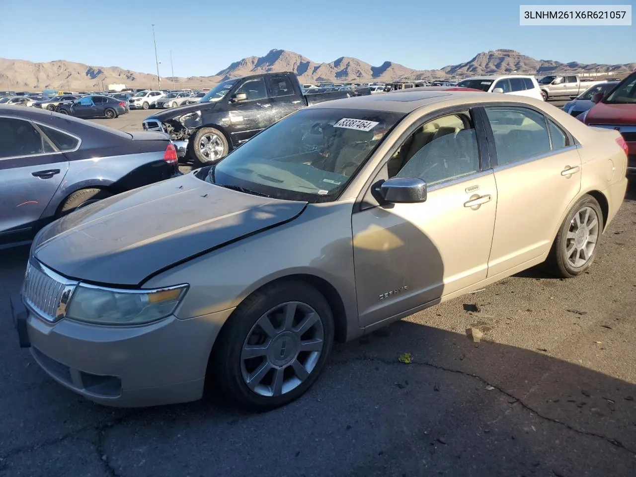 2006 Lincoln Zephyr VIN: 3LNHM261X6R621057 Lot: 42145745