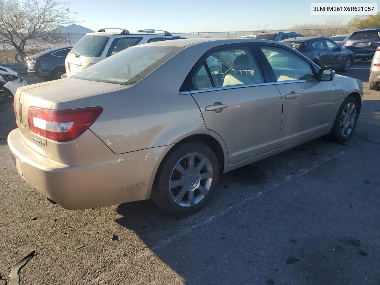 2006 Lincoln Zephyr VIN: 3LNHM261X6R621057 Lot: 42145745