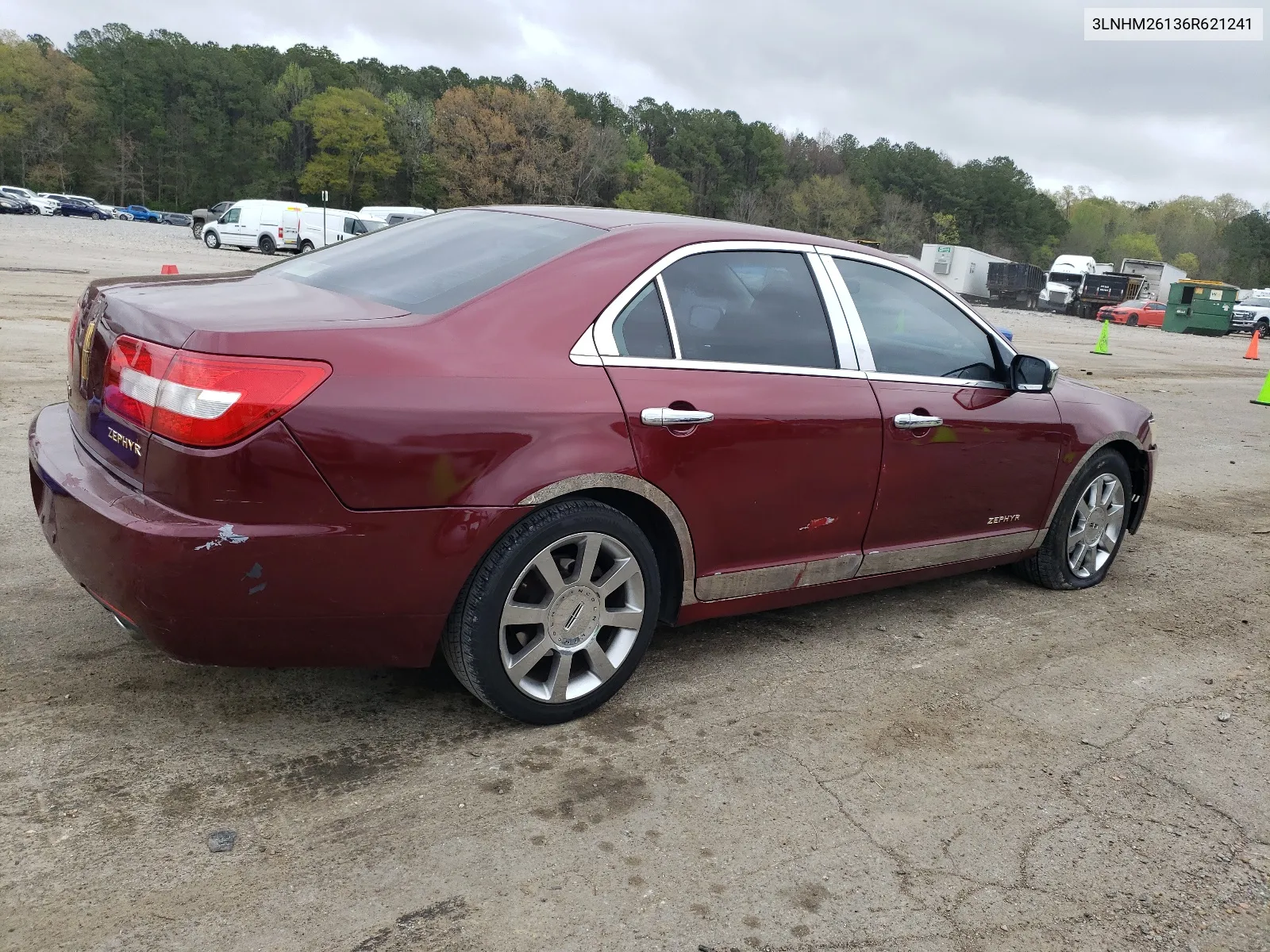 2006 Lincoln Zephyr VIN: 3LNHM26136R621241 Lot: 48273124