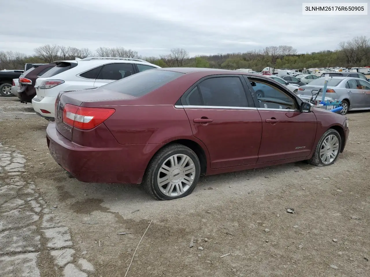 2006 Lincoln Zephyr VIN: 3LNHM26176R650905 Lot: 51562555