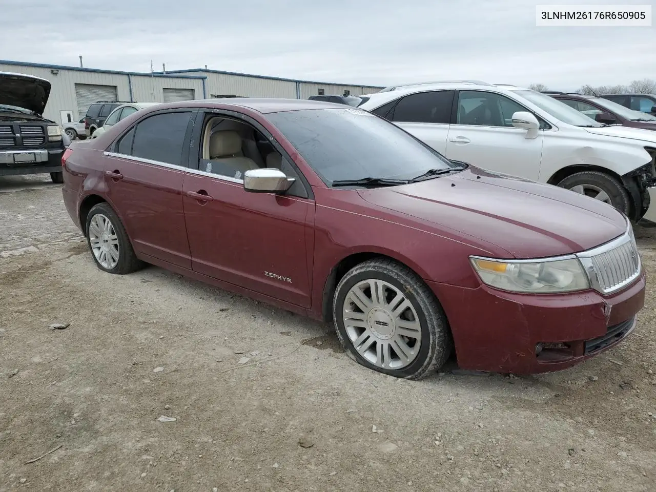 2006 Lincoln Zephyr VIN: 3LNHM26176R650905 Lot: 51562555
