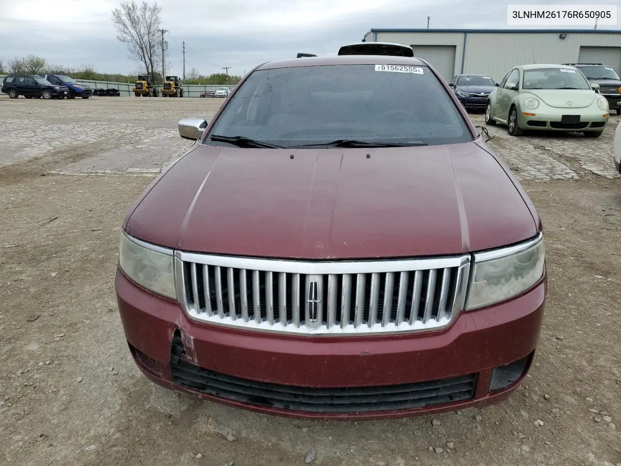 2006 Lincoln Zephyr VIN: 3LNHM26176R650905 Lot: 51562555