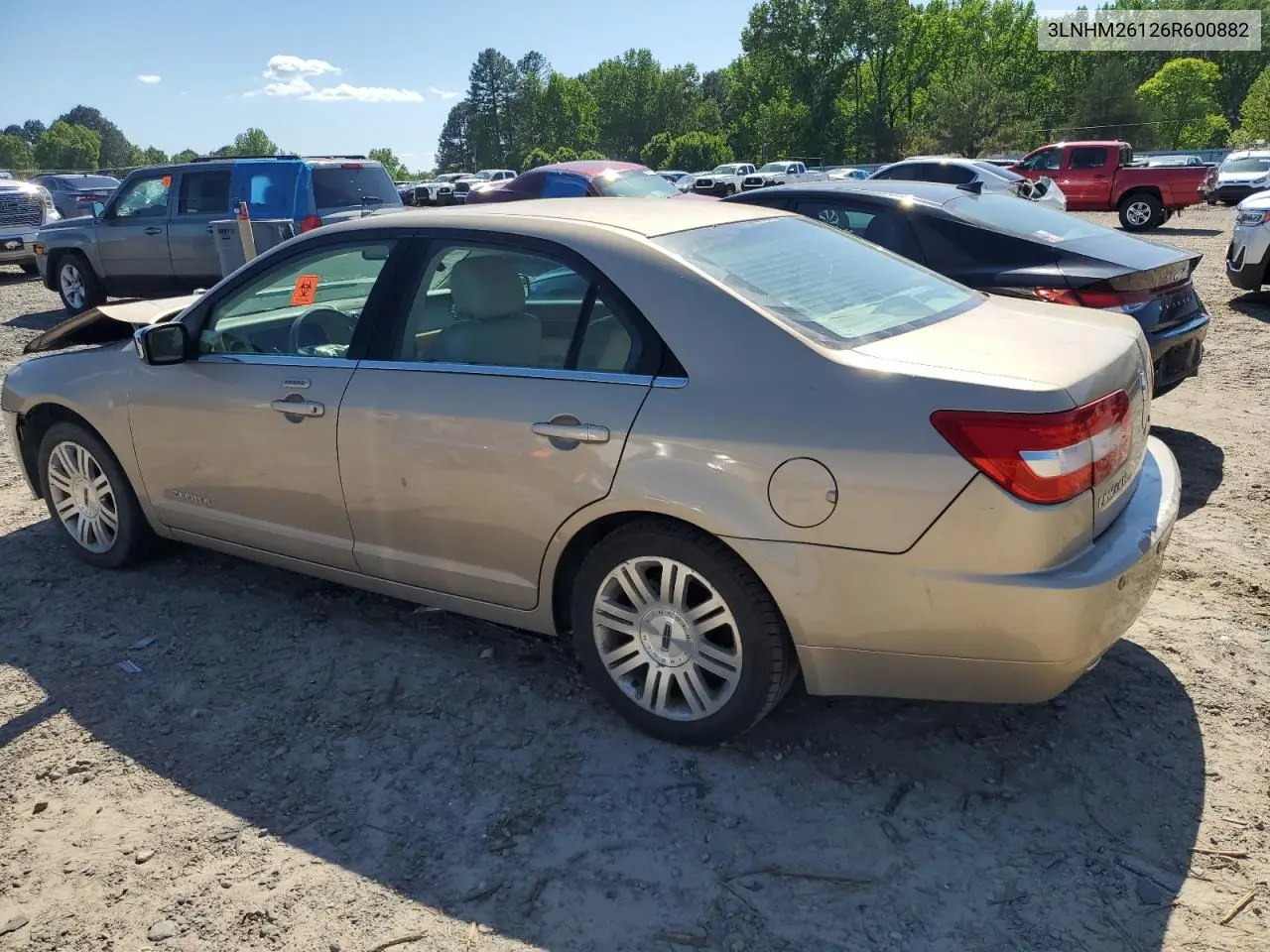 2006 Lincoln Zephyr VIN: 3LNHM26126R600882 Lot: 54256055