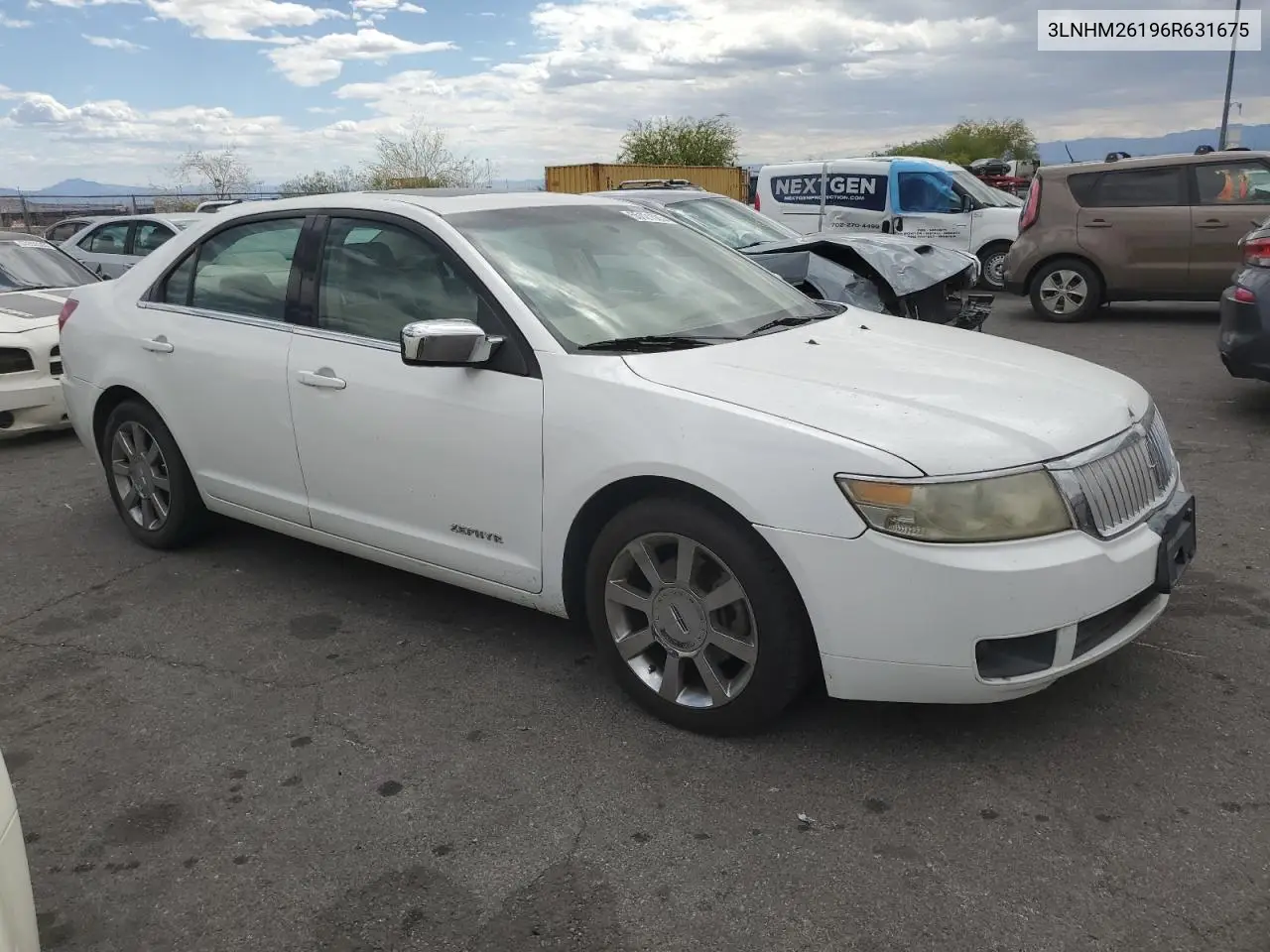 2006 Lincoln Zephyr VIN: 3LNHM26196R631675 Lot: 55121505