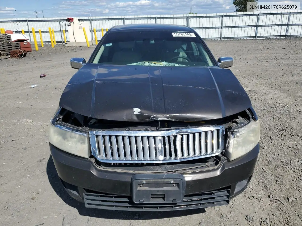 2006 Lincoln Zephyr VIN: 3LNHM26176R625079 Lot: 55782145
