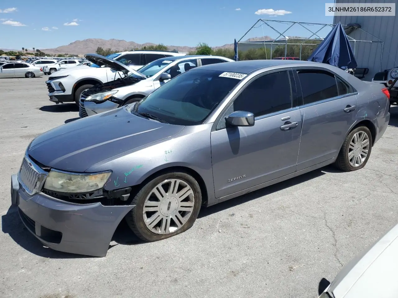 3lnhm26186r652372 3LNHM26186R652372 2006 Lincoln Zephyr
