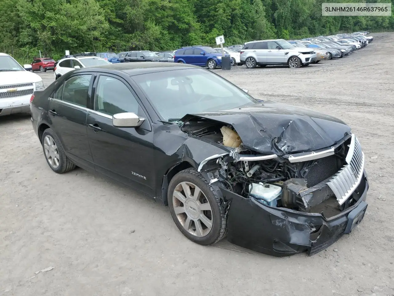2006 Lincoln Zephyr VIN: 3LNHM26146R637965 Lot: 57458845