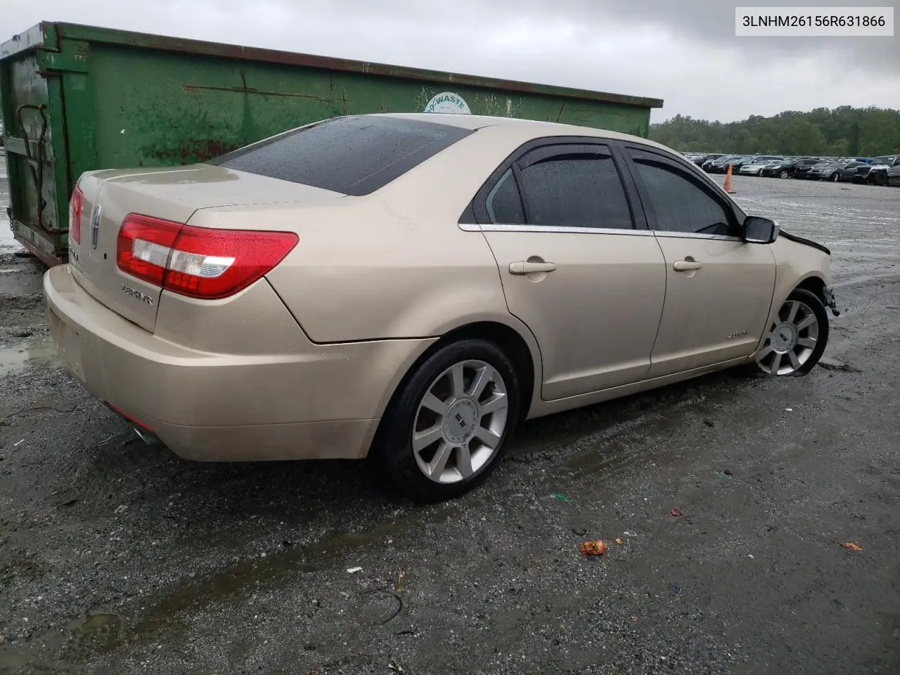 2006 Lincoln Zephyr VIN: 3LNHM26156R631866 Lot: 58504025