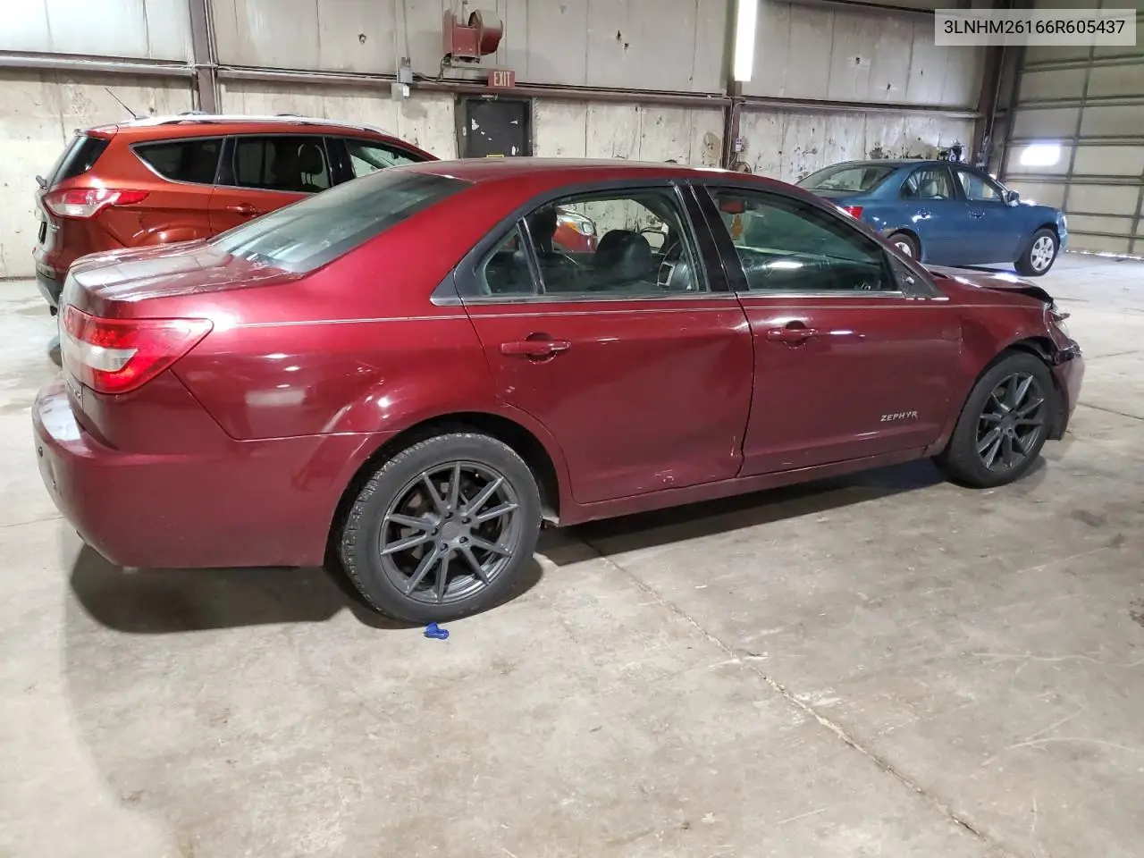 2006 Lincoln Zephyr VIN: 3LNHM26166R605437 Lot: 58758855