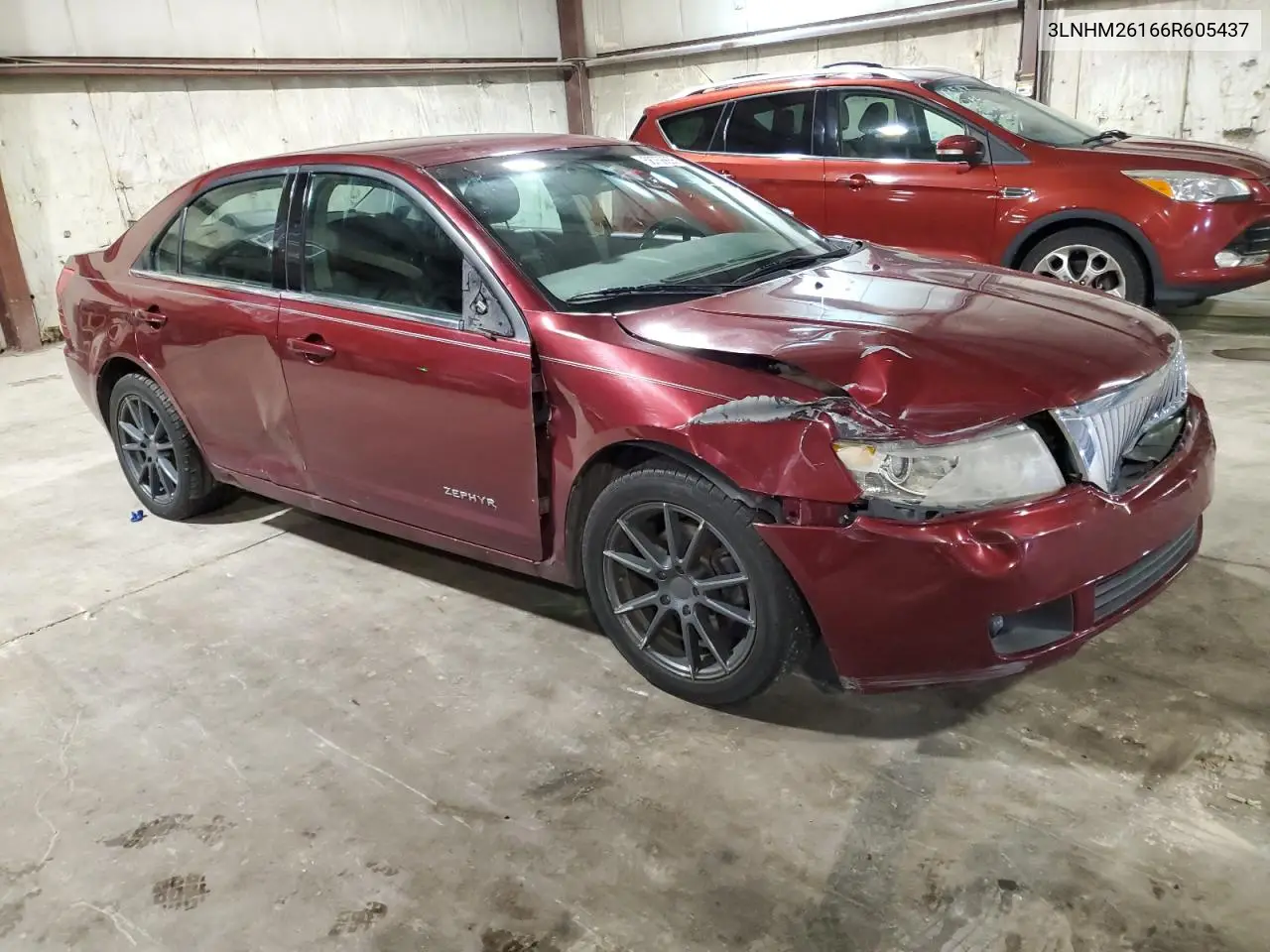2006 Lincoln Zephyr VIN: 3LNHM26166R605437 Lot: 58758855