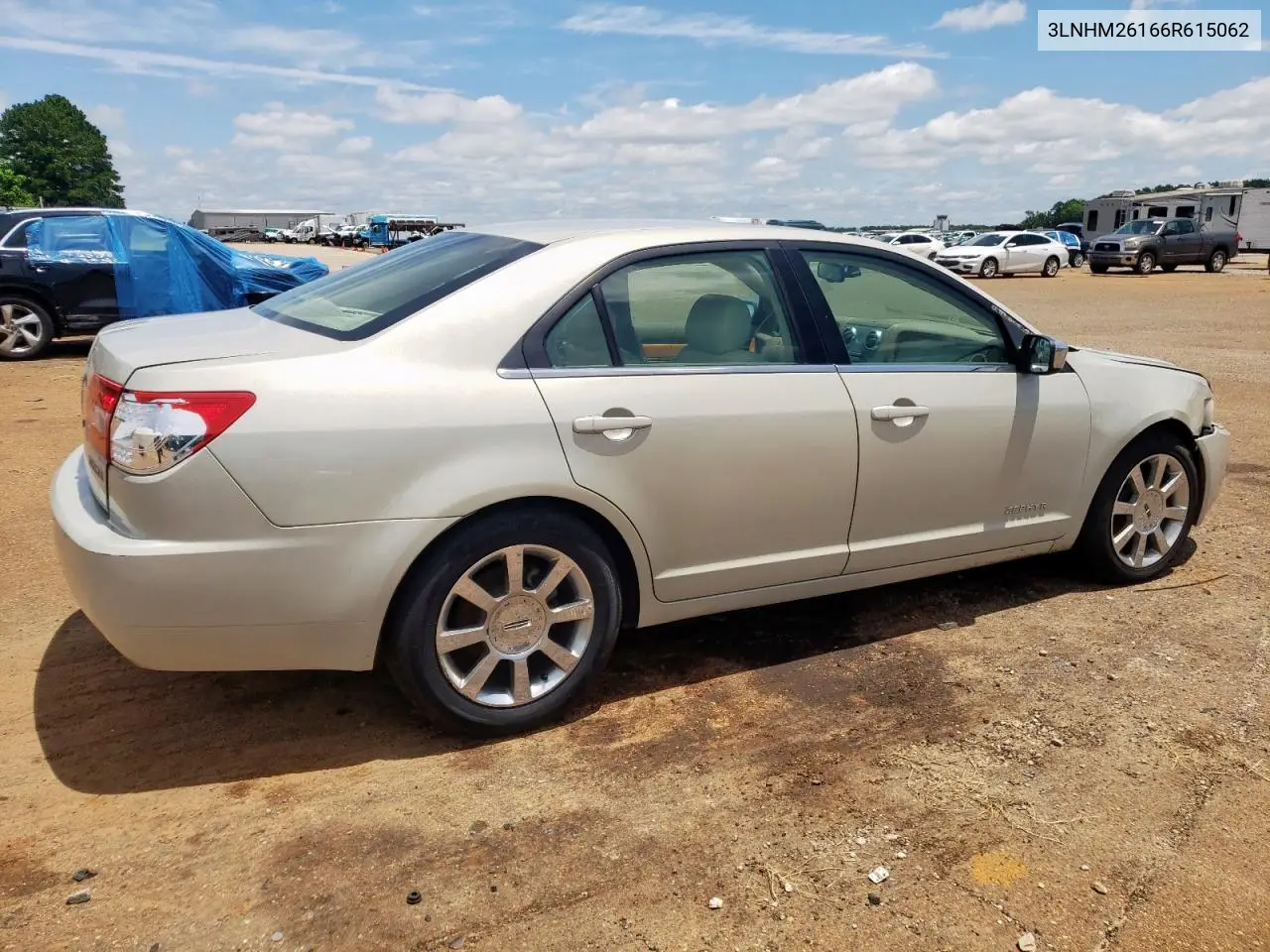 2006 Lincoln Zephyr VIN: 3LNHM26166R615062 Lot: 59008635