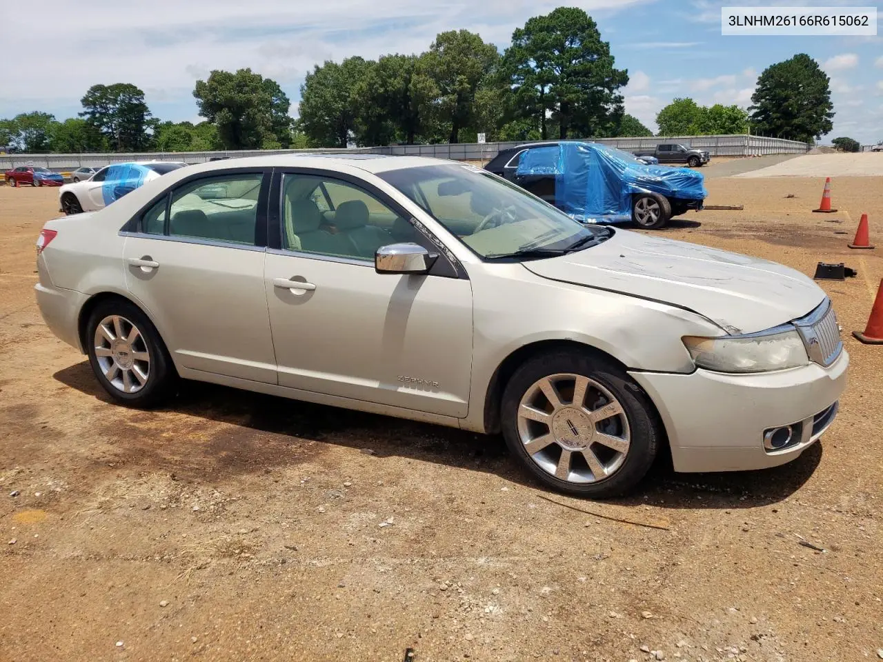 2006 Lincoln Zephyr VIN: 3LNHM26166R615062 Lot: 59008635