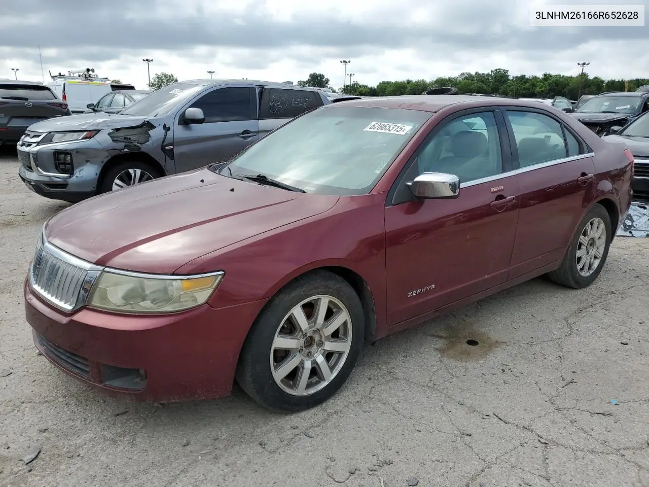2006 Lincoln Zephyr VIN: 3LNHM26166R652628 Lot: 62865315