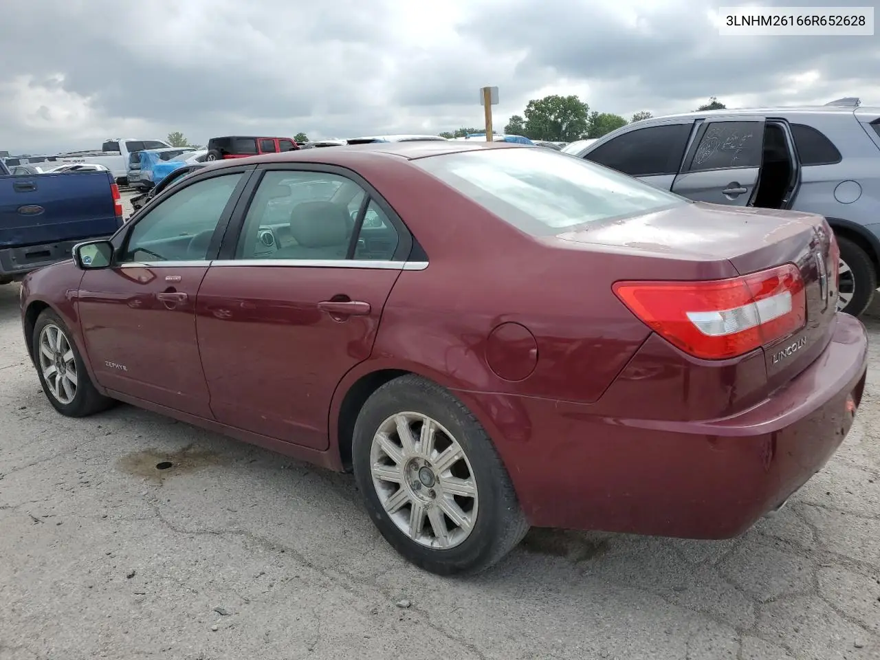 2006 Lincoln Zephyr VIN: 3LNHM26166R652628 Lot: 62865315