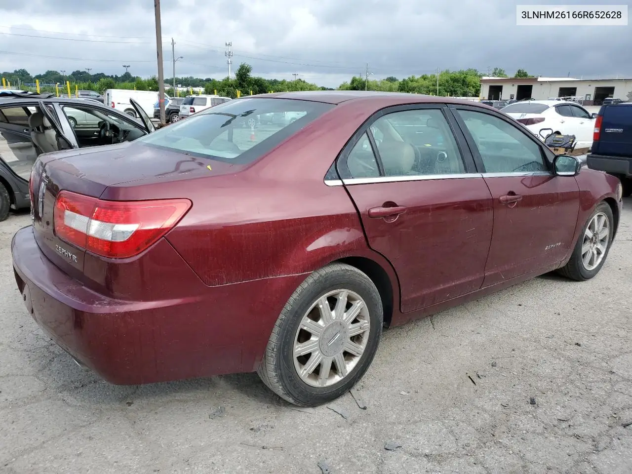 2006 Lincoln Zephyr VIN: 3LNHM26166R652628 Lot: 62865315