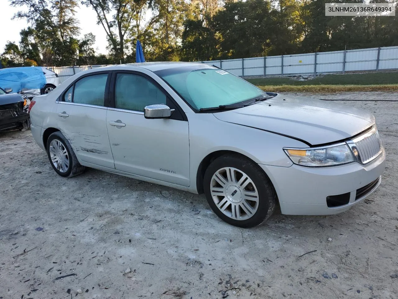 2006 Lincoln Zephyr VIN: 3LNHM26136R649394 Lot: 76997844