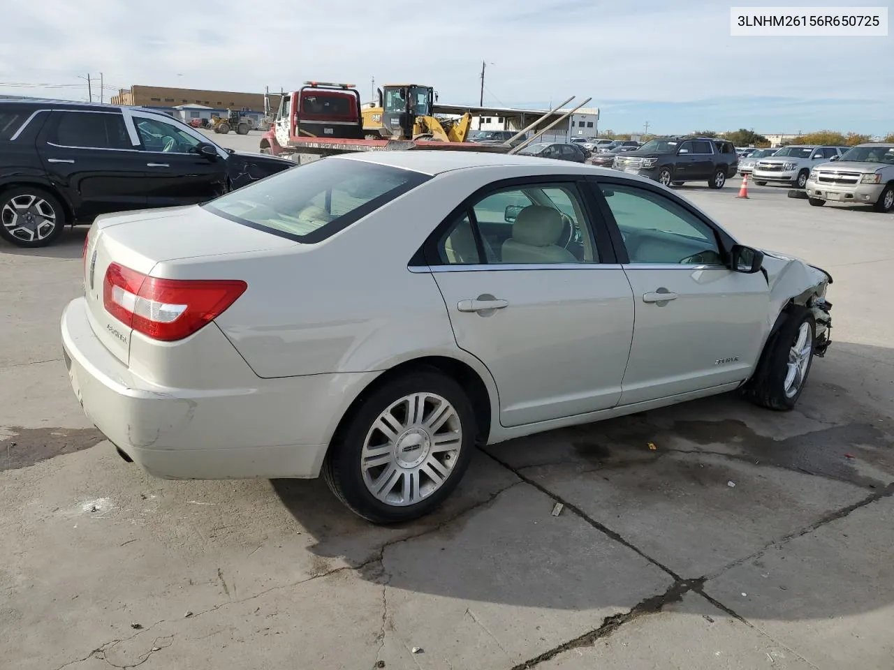 2006 Lincoln Zephyr VIN: 3LNHM26156R650725 Lot: 83750974