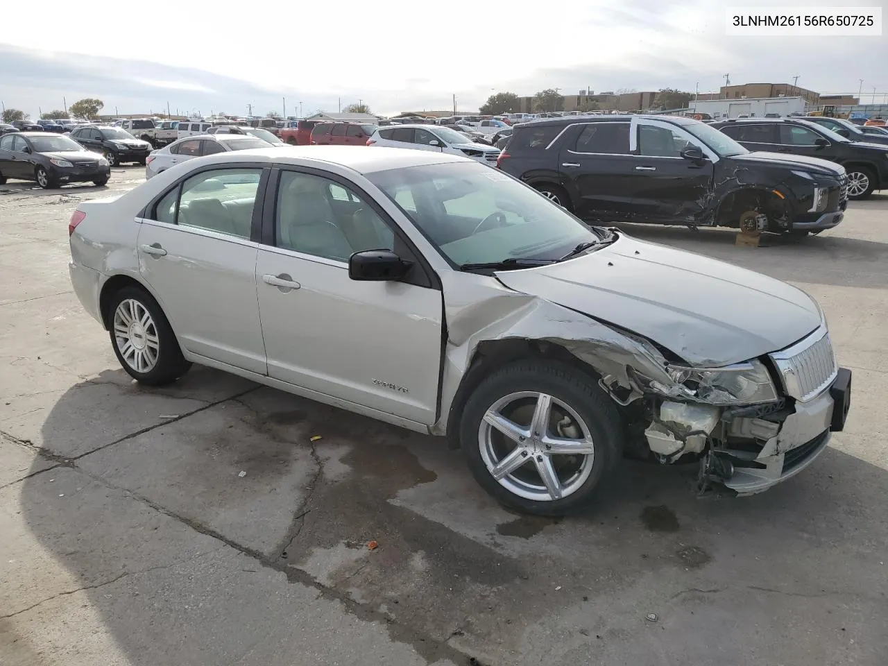 2006 Lincoln Zephyr VIN: 3LNHM26156R650725 Lot: 83750974